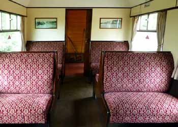 Auto-coach W231 inside small passenger saloon.