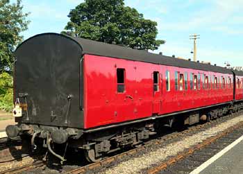 Mk1 BT compartment railway carriage.