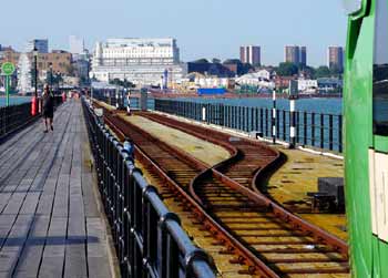 Former Southend Pier railway carriages 4 and 2.