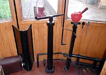 GWR Railmotor trailing end brake lever .
