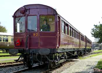GWR auto-trailer 92 with driver.