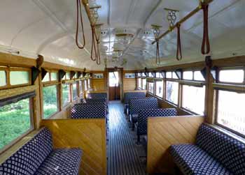 full length view inside GWR auto-trailer No.92.
