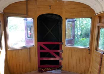 inside view corridor connection GWR auto-trailer No.92..