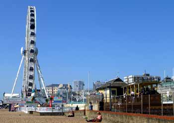 Volks railway train ferris wheel Brigton