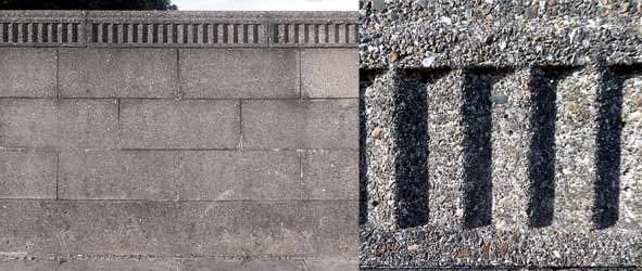 decorative concrete walling