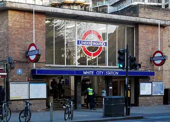 White City station building.