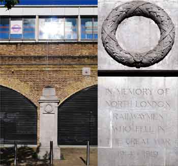North London Railway WW1 war memorial.
