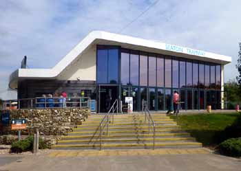 Seaton Electric Tramway station terminus building at Seaton.