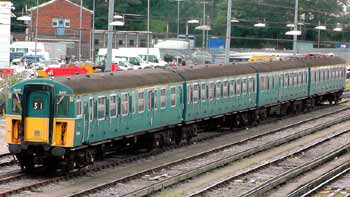preserved VEP 3417 Gordon Pettit in sidings.