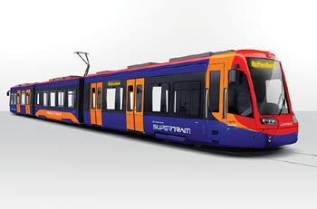 Planned Sheffield tram-train.