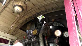 GWR Railmotor top part of vertical boiler.