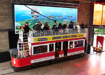 side view Seaton Tramway Tram No. 2.